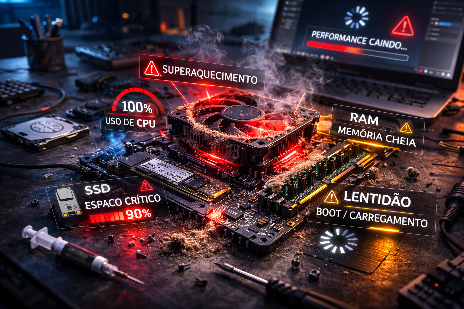 🚀 Seu PC está lento? Principais causas e como resolver